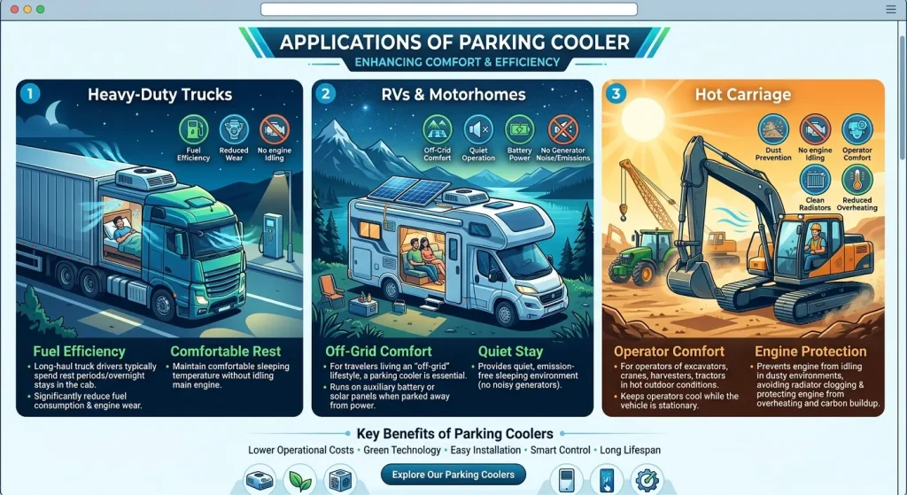 Parking Cooler Supplier in China