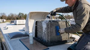 Clean RV AC Coils, Fins, and Registers