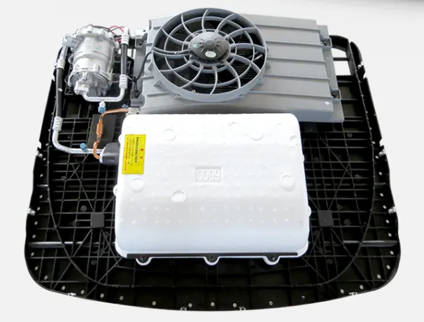12V 1800W Wide-Body Rooftop AC / 24V 2100W Wide-Body Rooftop AC (935 × 869 × 172 mm) - Model D-6000 - Internal Structure