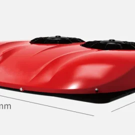 24V 2400W Low Profile RV AC (976 × 792 × 129 mm) – Model S-3000