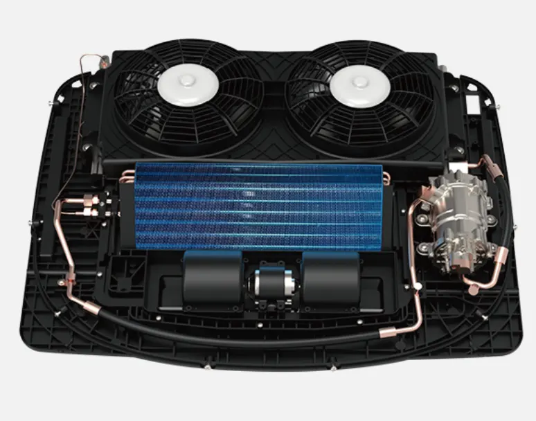 12V 2000W Low Profile RV AC /24V 2400W Low Profile RV AC (976 × 792 × 129 mm) - Model S-3000 - Internal Structure