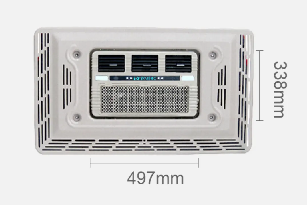 12V 2000W R134a Parking AC / 24V 2400W R134a Parking AC (962 × 734 × 175 mm) - Model S-1000 - Bottom